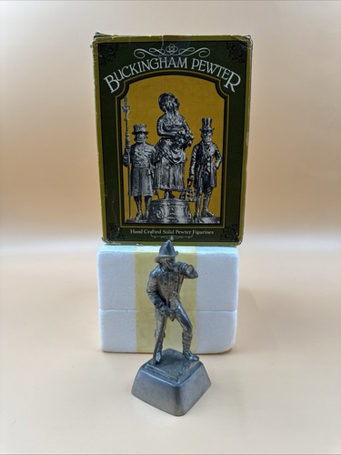 Buckingham pewter figure - buckingham,