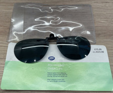 BOOTS POLARISING OVERCLIPS CLIP ON SUNGLASSES REDUCED GLARE