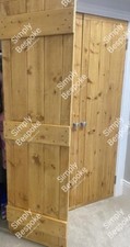 PINE LEDGED DOORS RUSTIC BARN COTTAGE DOORS  WARDROBE DOORS MADE TO MEASURE