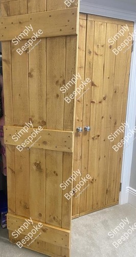 Pine ledged doors rustic barn - ledged,