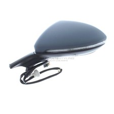 VW Golf Mk7 2012-2020 Door Wing Mirror Electric Primed Passenger Side Left Hand