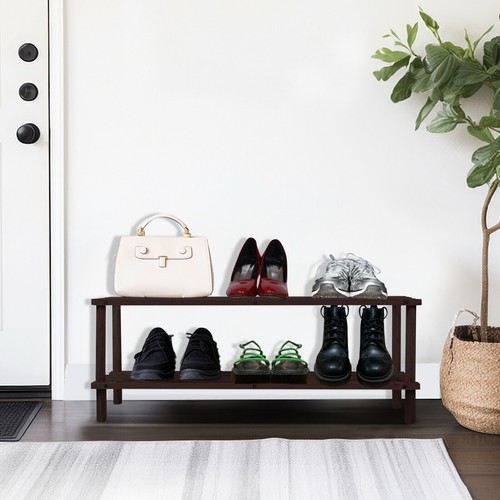 Wooden shoe rack footwear - wooden,