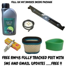 Hayter Harrier 56 Intek Service kit Blade oil air filter & spark plug 560D, E, F