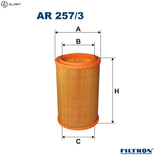 Air filter 257 - 257/3, for