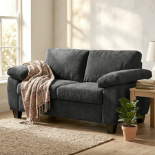 2 Seater Fabric Sofa Small