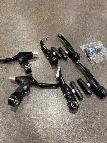 Black tektro brake set - , v-brake