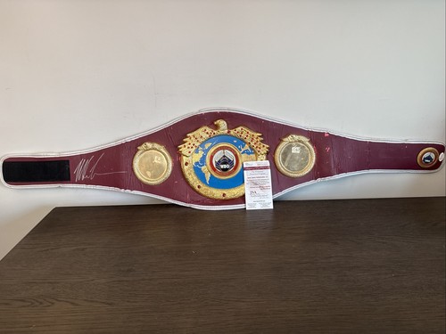 Rare mike tyson signed wbo - rare,