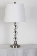 23" Crystal LED Table Lamp