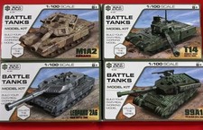 Tank Model Kit Set Of 4 Boxes