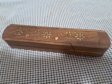 Vtg Egyptian Wooden 2 Tier