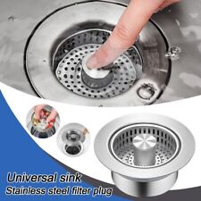 3 in 1 Kitchen Sink Plug ABS Sink Food Catcher Basket