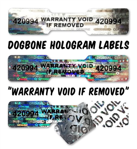 Dogbone security hologram - dogbone,