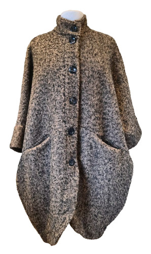Italian wool blend coat - blend,