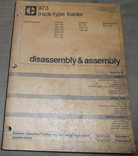 Cat caterpillar 973 - 973, type