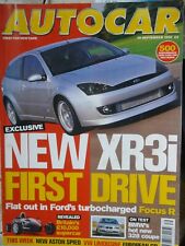 AUTOCAR 99/09/29 BMW 328Ci HONDA S2000 ARIEL ATOM FORD FOCUS R COUGAR V6 VW 