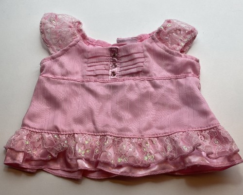 Build bear pink lace - bear, top