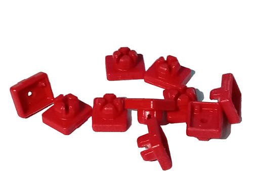 Playmobil x10 red - x10, connectors