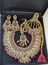 Red Asian Bridal Jewellery Set