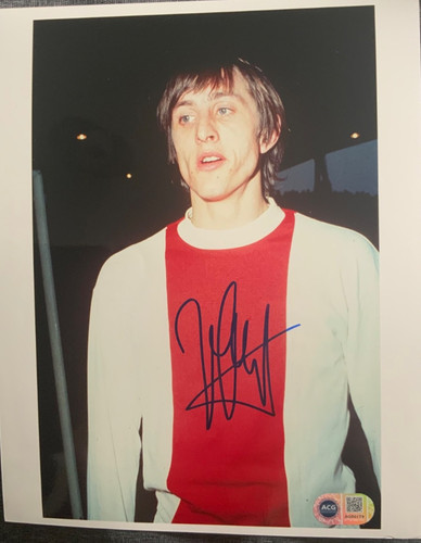 Johan cruyff ajax signed 10x8 - ,