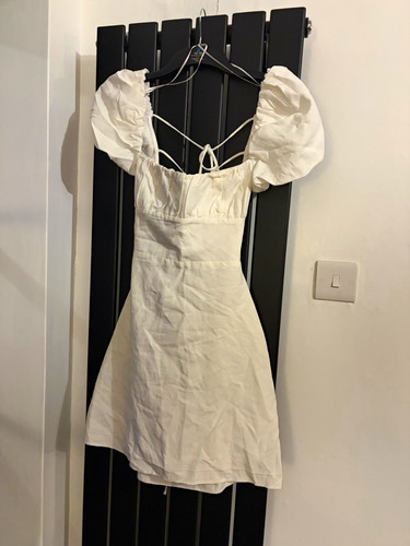 Zara size white puff - zara,