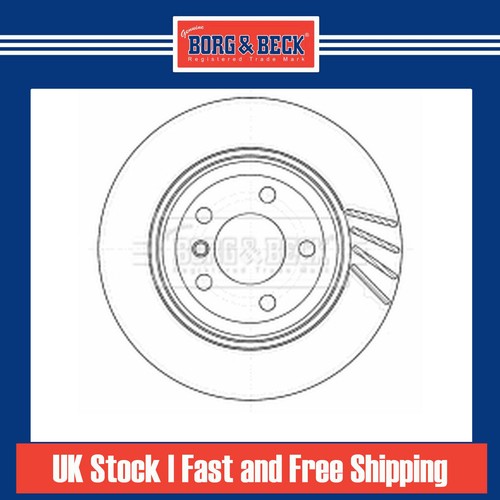 Brake discs vented for bmw - 2x,