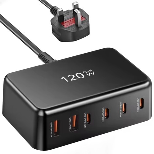 120w gan multi usb charging - 120w,