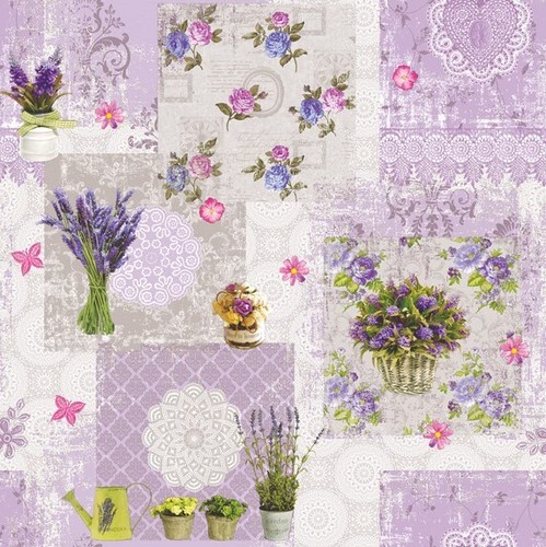 Lavender rose butterfly pvc - rose,