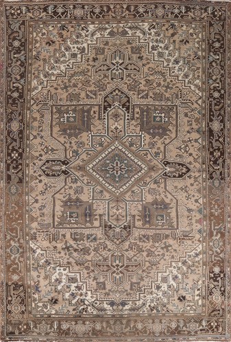 Vintage muted geometric heriz - vintage,