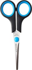 Westcott 5 inch Scissor Easy Grip Left Handed Soft Grip - Black/Blue