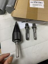 Bohaner Firewood Drill Bit Cone Wood Splitting Square Shank Wood Splitter 32mm