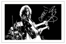JIMMY PAGE SIGNED PHOTO PRINT