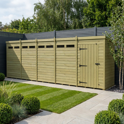 Security pent shed - x,