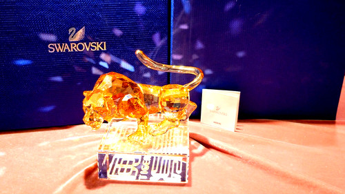 Swarovski crystal zodiac tiger - crystal,