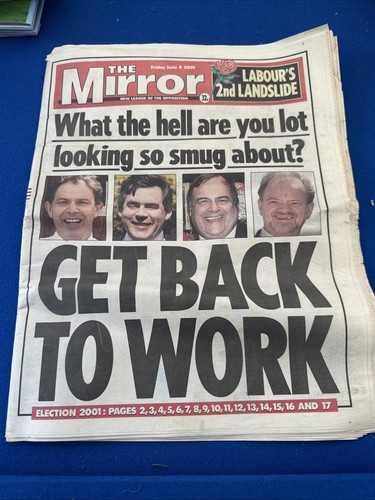 Daily mirror 8th june - mirror,