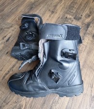 RST Adventure x CE Waterproof Motorcycle Boots Black Size UK 9 EU 43