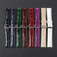 Leather Watch Band Croc