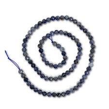 4mm Natural Iolite Faceted