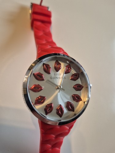 Lulu guinness lip watch red - guinness,