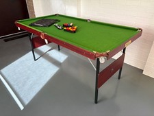 OMEGA Snooker Table (Size L 180cm  W 94cm H 80cm / when legs are folded in 7cm)