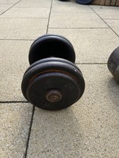 SINGLE 25kg Cast Iron Dumbbell