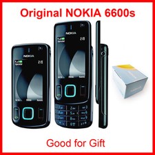 Nokia 6600s original phone Nokia 6600 slide cell phone Black color in cell phone