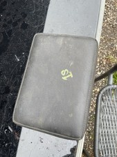 Old Skool Kool Motorcycle Pillion Pad Or Backrest That Straps Round Used Good 