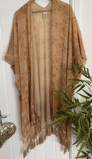 Free People Gold Velvet Fringe