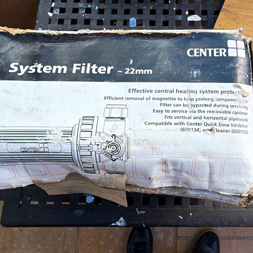 Center system filter 22mm part - center,
