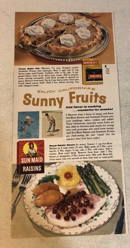 Sun maid raisins 1963 - maid,