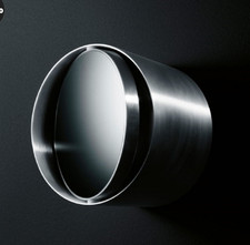 £659 Boffi mirror Double-sided, one side magnifier, stainless steel, Vola, Cea