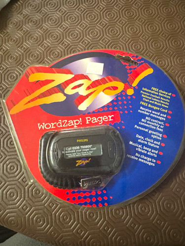 Rare philips zap wordzap - zap!,