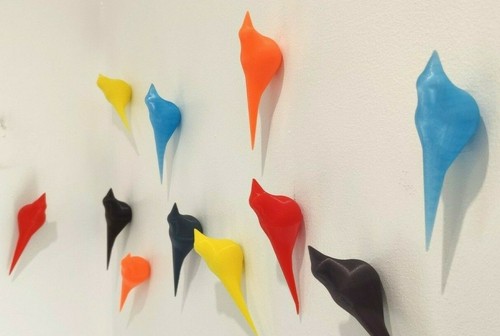 Bird coat wall hook - hook., of