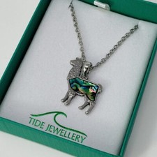 Alpaca Llama Paua Shell