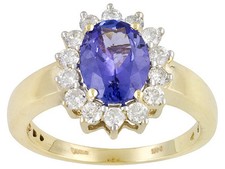 14kt yellow gold 0.47ctw oval